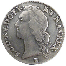 FRANCE, Écu au bandeau, Ecu, 1743, Nantes, EF(40-45), Silver, Gadoury #322, ...