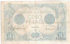 Geldschein, Frankreich, 5 Francs, 5 F 1912-1917 ''Bleu'', 1916, 1916-05-31, S