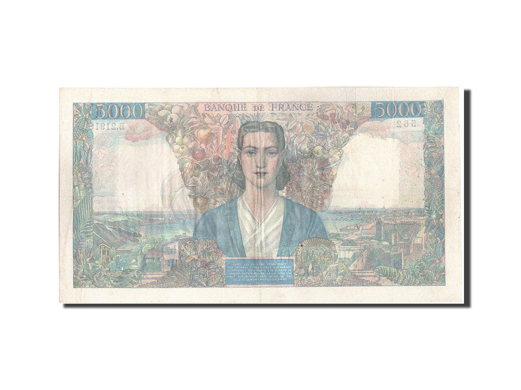 France, 5000 Francs, 5 000 F 1942-1947 ''Empire Français'', 1946, KM:103c, 1...