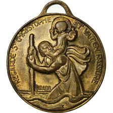 France, Medal, Saint Christophe, Religions & beliefs, Drago, AU(55-58), Bronze