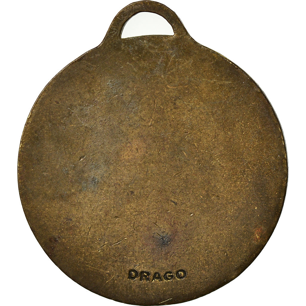 France, Medal, Saint Christophe, Religions & beliefs, Drago, AU(55-58), Bronze