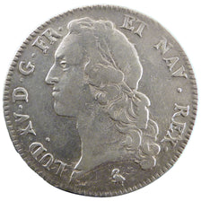 FRANCE, Écu au bandeau, Ecu, 1763, Paris, VF(30-35), Silver, Gadoury #322, 29.10