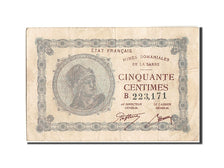Banknote, Saar, 50 Centimes, 1920, Undated, EF(40-45), Fayette:VF50.2, KM:1