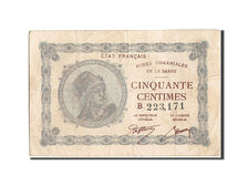 Billet, Saar, 50 Centimes, 1920, Undated, TTB, Fayette:VF50.2, KM:1