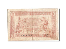 Francia, 1 Franc, 1917-1919 Army Treasury, 1917, KM:M2, 1917, MB+, Fayette:VF...