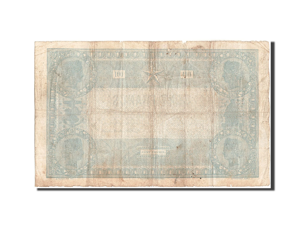 Banknote, France, 100 Francs, ...-1889 Circulated during XIXth, 1871