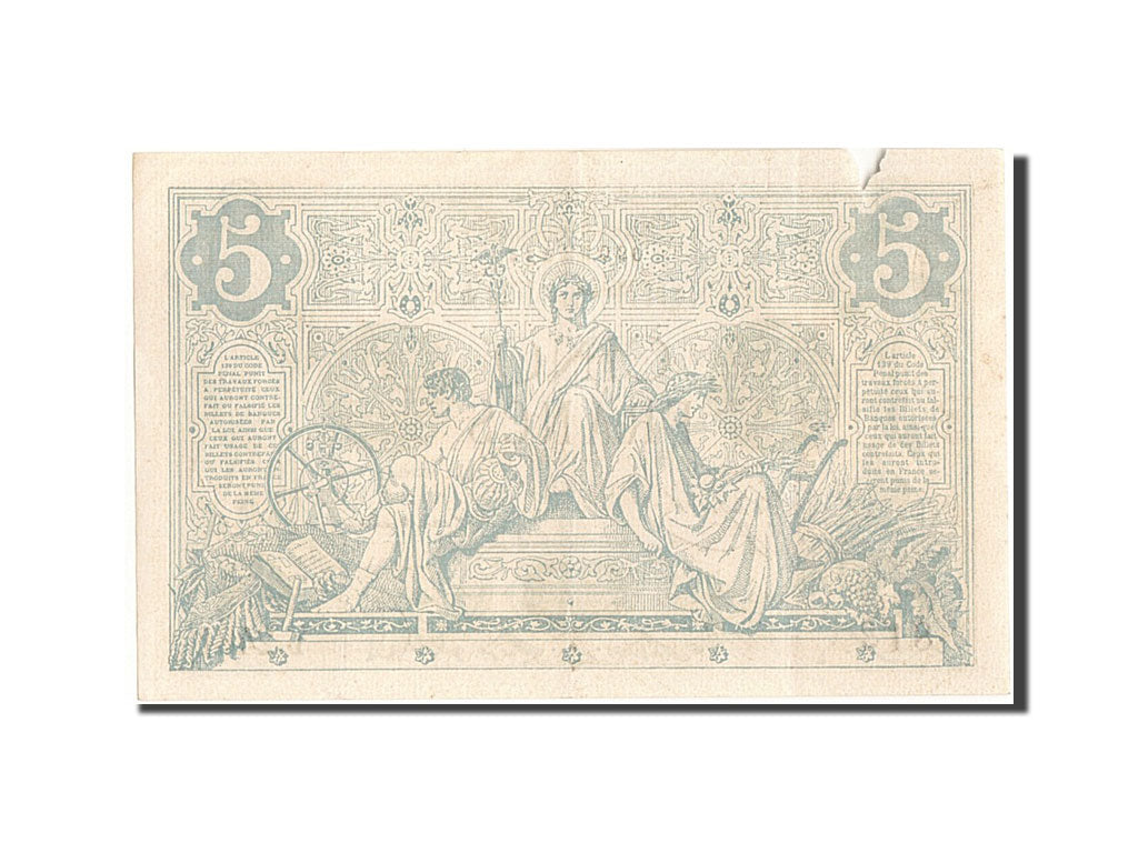 France, 5 Francs, 5 F 1871-1874 ''Noir'', 1873, KM:60, 1873-05-09, VF(20-25),...