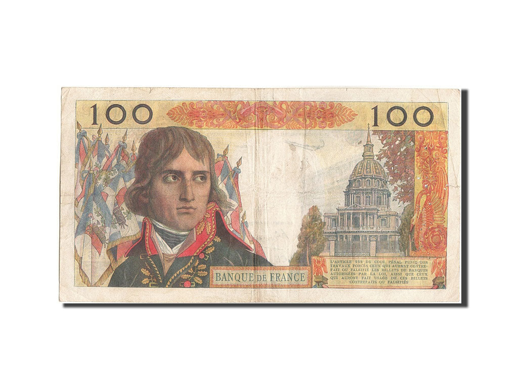 Francia, 100 Nouveaux Francs, 100 NF 1959-1964 ''Bonaparte'', 1961, KM:144a,...