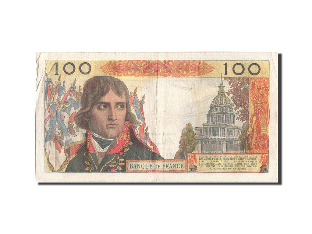 France, 100 Nouveaux Francs, 100 NF 1959-1964 ''Bonaparte'', 1961, KM:144a, 1...