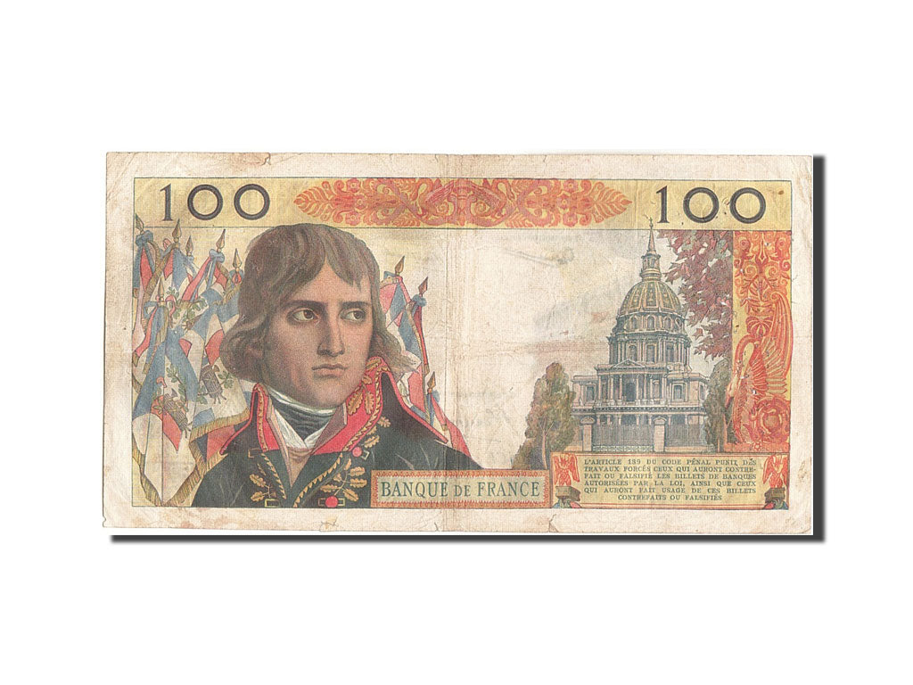 France, 100 Nouveaux Francs, 100 NF 1959-1964 ''Bonaparte'', 1960, KM:144a, 1...
