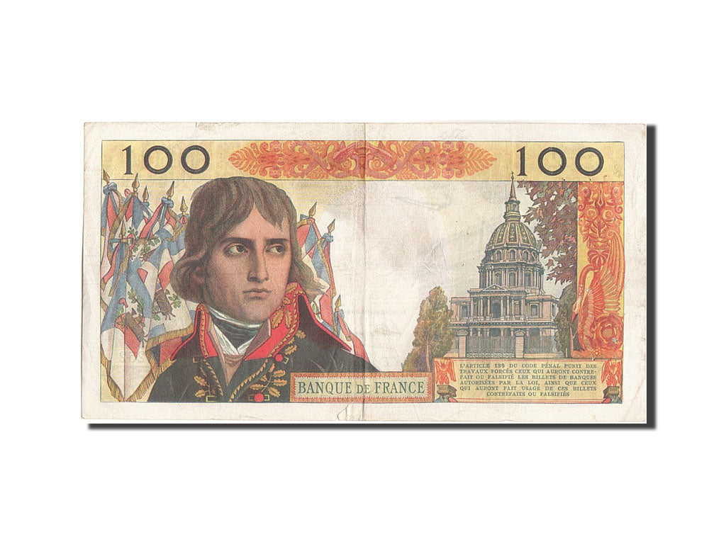 Francia, 100 Nouveaux Francs, 100 NF 1959-1964 ''Bonaparte'', 1963, KM:144a,...