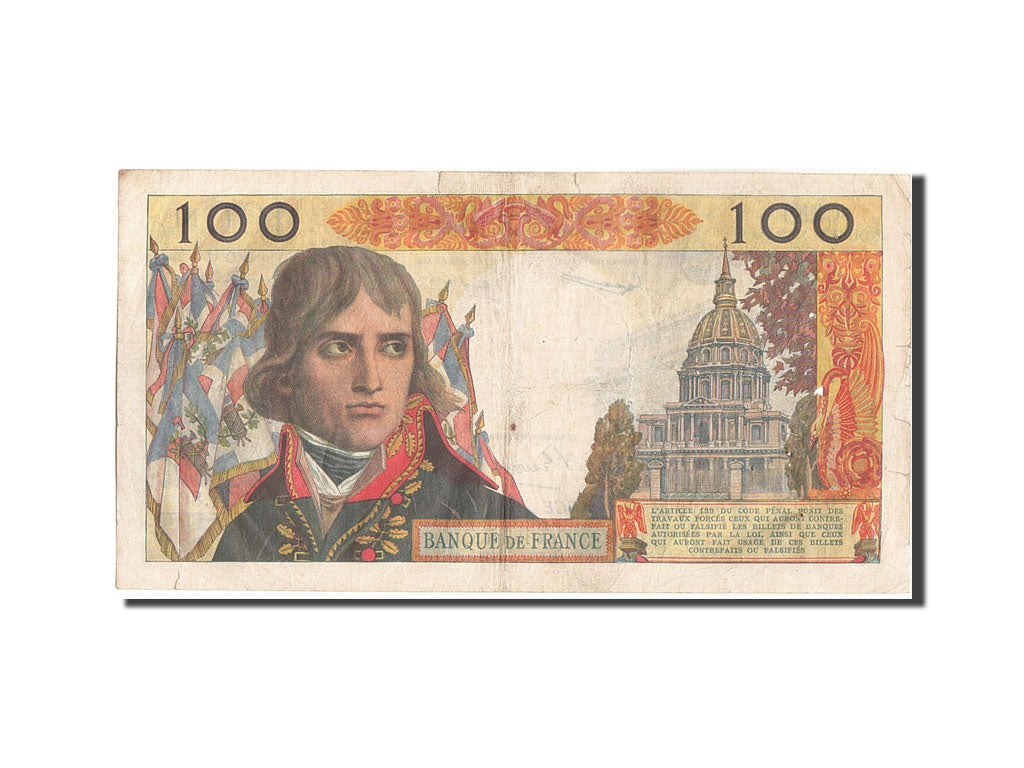 France, 100 Nouveaux Francs, 100 NF 1959-1964 ''Bonaparte'', 1960, KM:144a, 1...