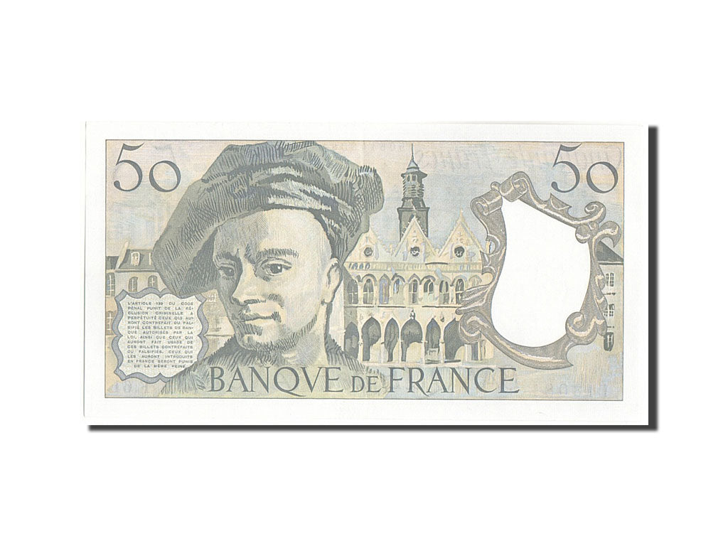 Billet, France, 50 Francs, 50 F 1976-1992 ''Quentin de La Tour'', 1990, 1990