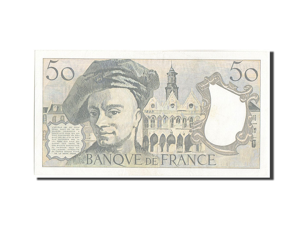France, 50 Francs, 50 F 1976-1992 ''Quentin de La Tour'', 1985, KM:152b, 1985...