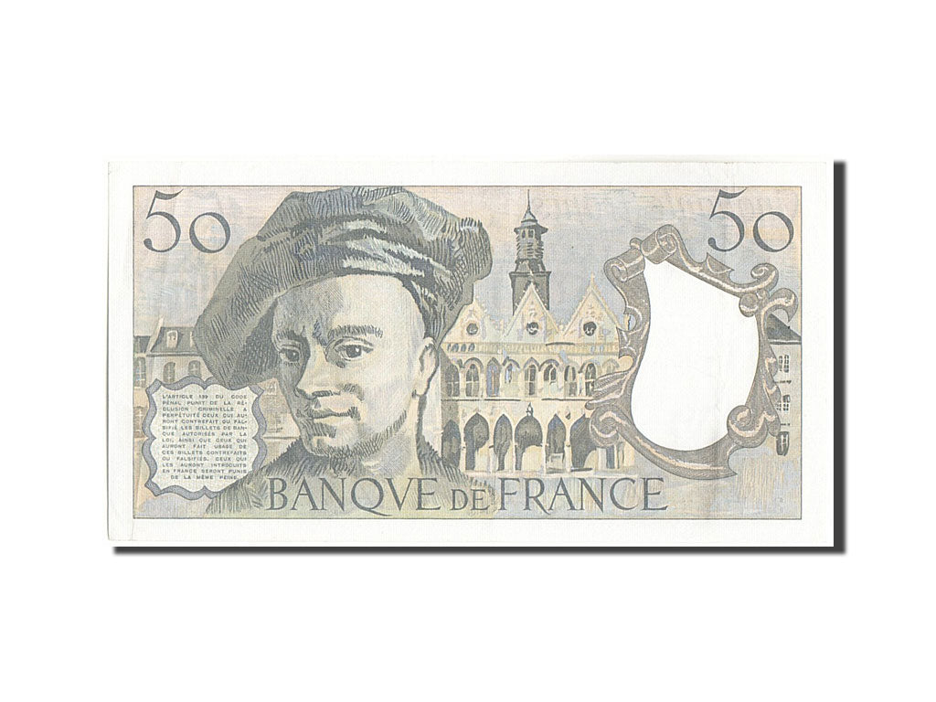 France, 50 Francs, 50 F 1976-1992 ''Quentin de La Tour'', 1983, KM:152b, 1983...