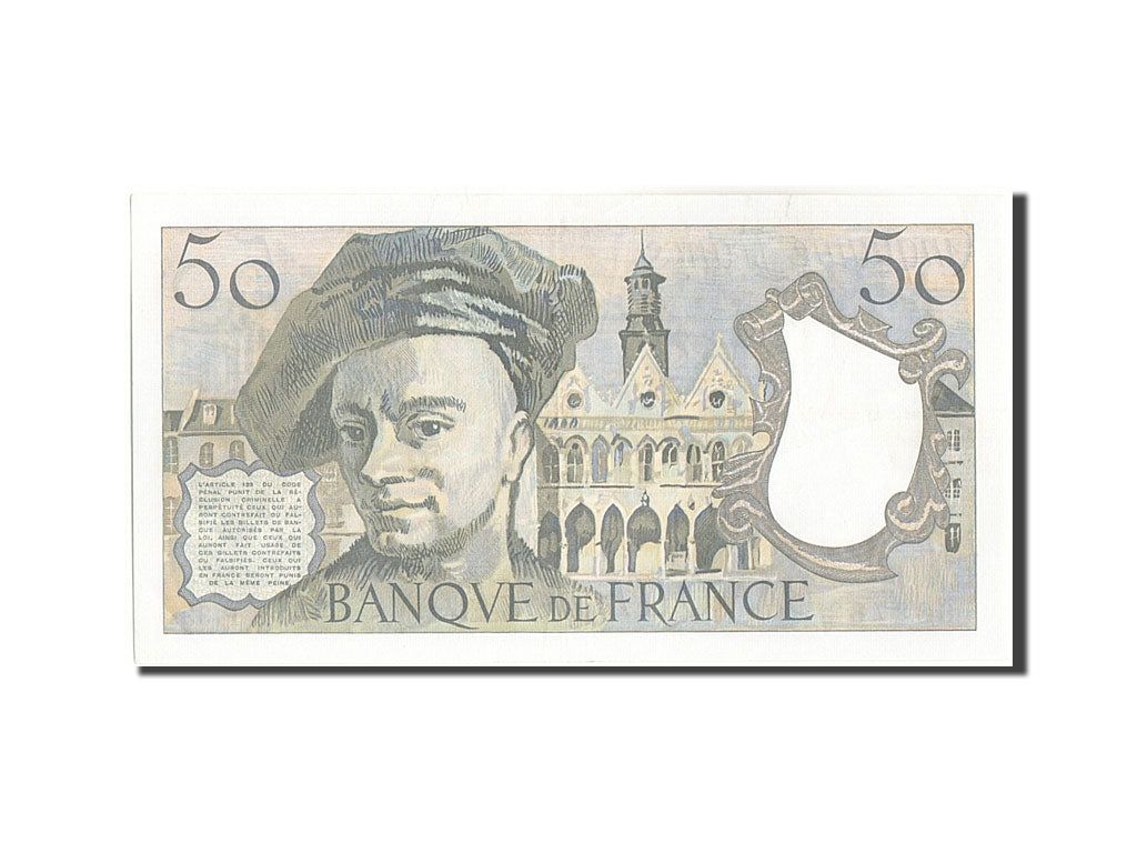 France, 50 Francs, 50 F 1976-1992 ''Quentin de La Tour'', 1983, KM:152b, 1983...