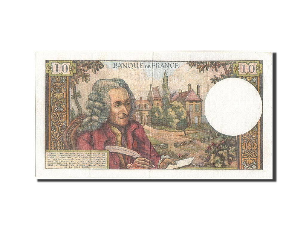 Billet, France, 10 Francs, 10 F 1963-1973 ''Voltaire'', 1965, 1965-12-02, TTB+