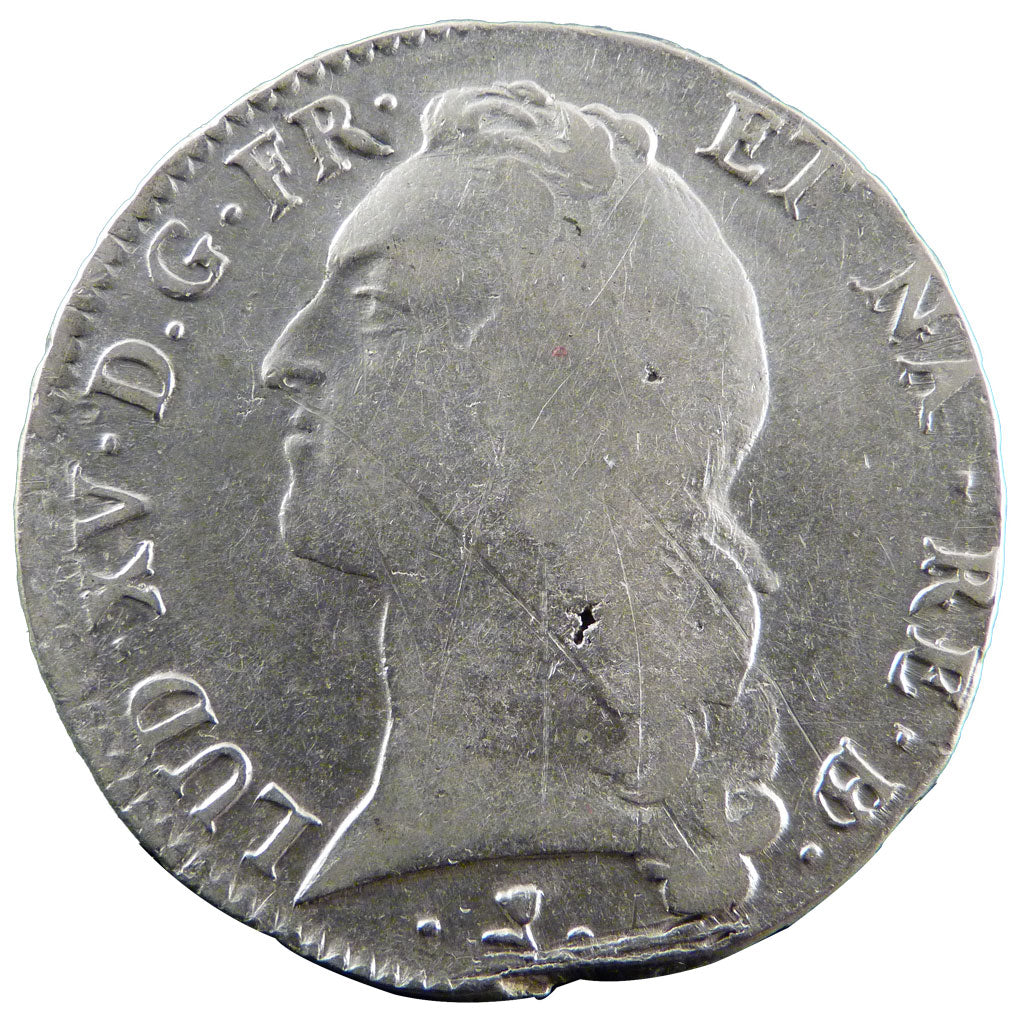FRANCE, Écu de Béarn au bandeau, Ecu, 1769, Pau, VF(30-35), Silver, Gadoury #322