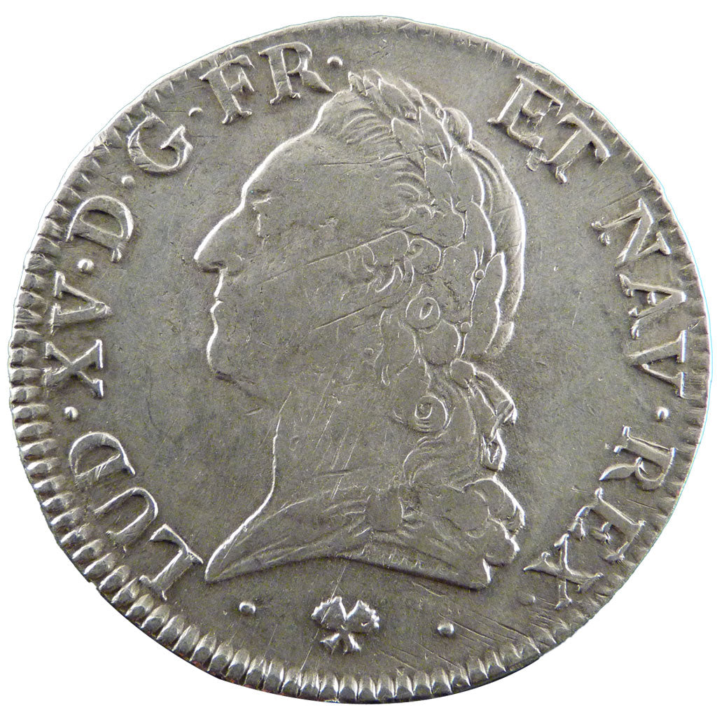 FRANCE, Écu à la vieille tête, ECU, 1774, Bayonne, KM #551.9, EF(40-45), Silver,