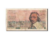 Billet, France, 1000 Francs, 1 000 F 1953-1957 ''Richelieu'', 1955, 1955-06-02