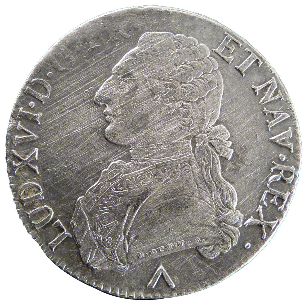 Francia, Ecu, 1775, Lille, BB, Argento, Gadoury:356