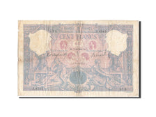 France, 100 Francs, 100 F 1888-1909 ''Bleu et Rose'', 1906, KM:65d, 1906-06-0...