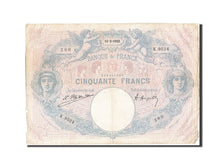 France, 50 Francs, 50 F 1889-1927 ''Bleu et Rose'', 1923, KM:64g, 1923-02-12,...