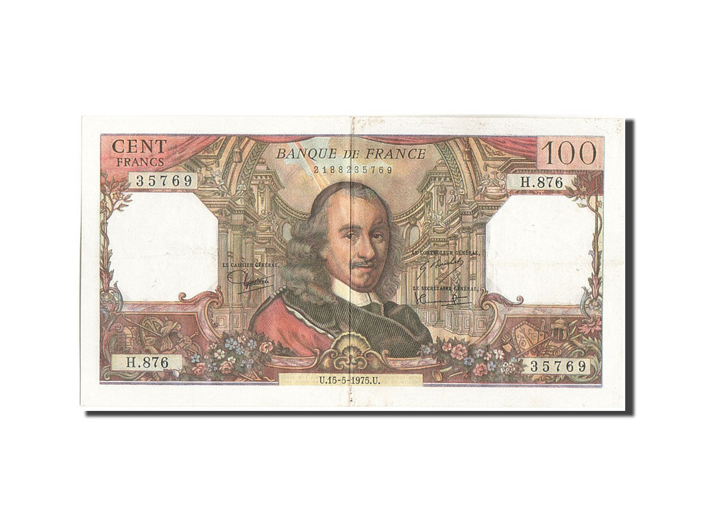 Banknote, France, 100 Francs, 100 F 1964-1979 ''Corneille'', 1975, 1975-05-15