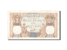 Geldschein, Frankreich, 1000 Francs, 1 000 F 1927-1940 ''Cérès et Mercure''