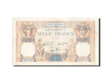 Banknot, Francja, 1000 Francs, Cérès et Mercure, 1940, 1940-01-18, EF(40-45)