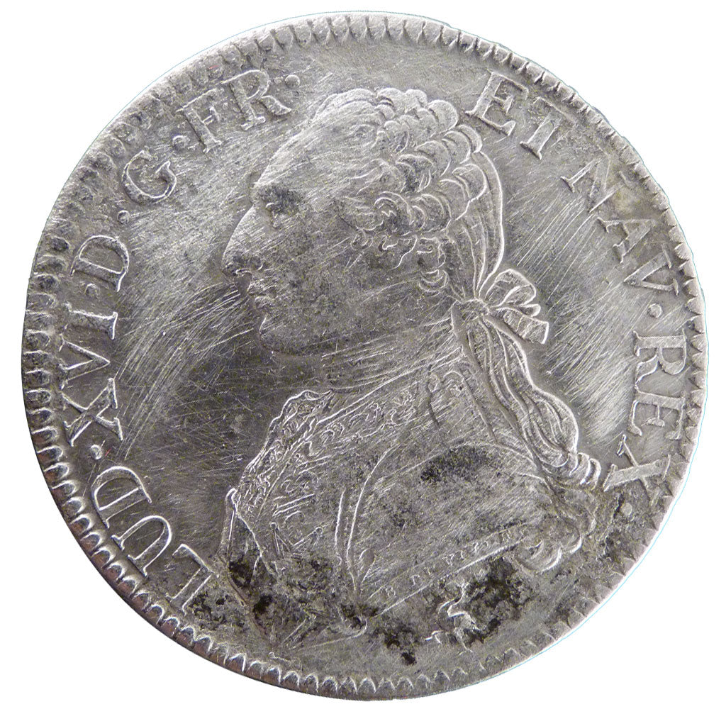 LOUIS XVI, Écu aux Branches d'Olivier