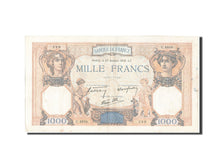 France, 1000 Francs, 1 000 F 1927-1940 ''Cérès et Mercure'', 1938, KM:90c,...