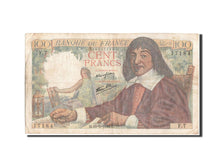 Frankreich, 100 Francs, 100 F 1942-1944 ''Descartes'', 1942, KM:101a, 1942-05...