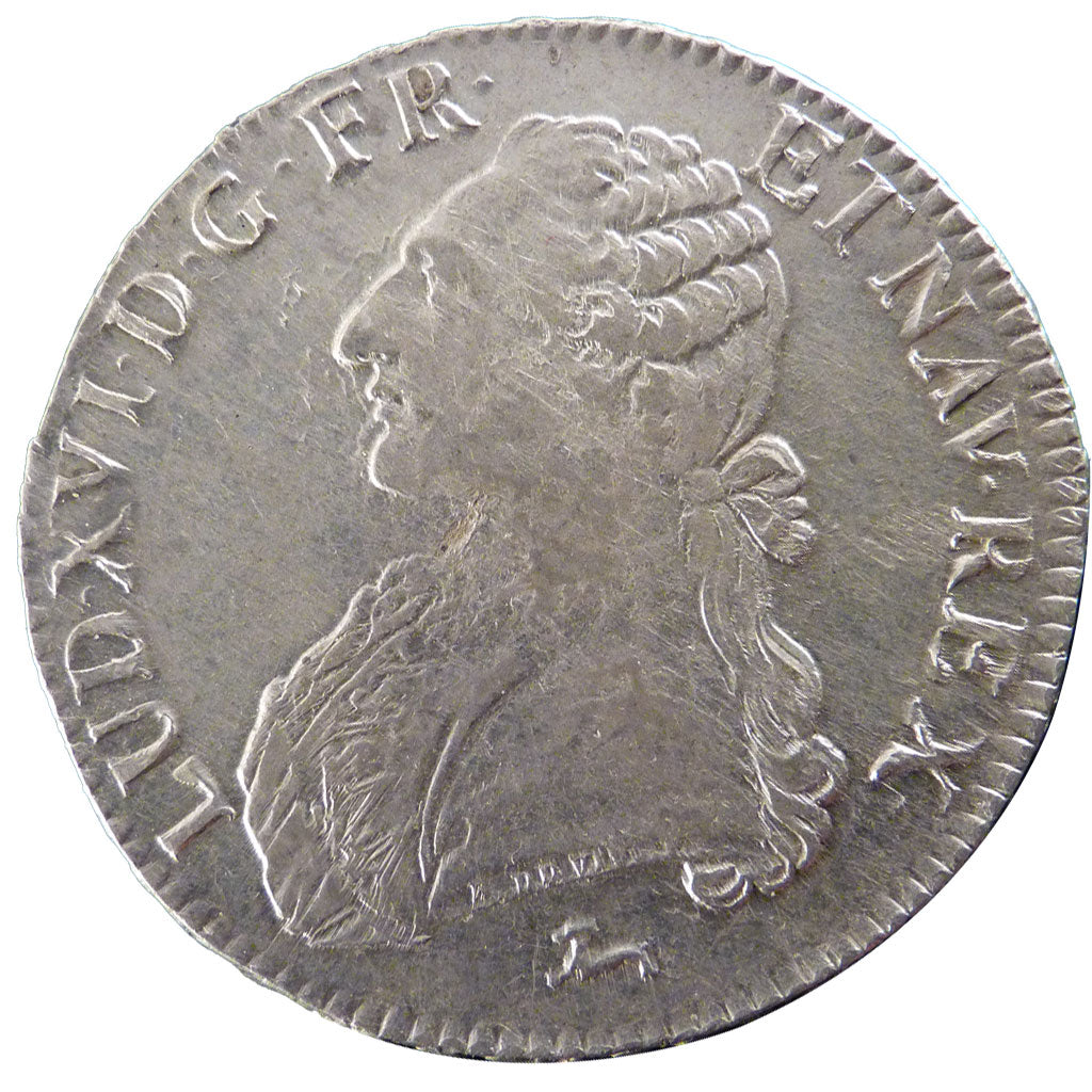 LOUIS XVI, Écu aux Branches d'Olivier