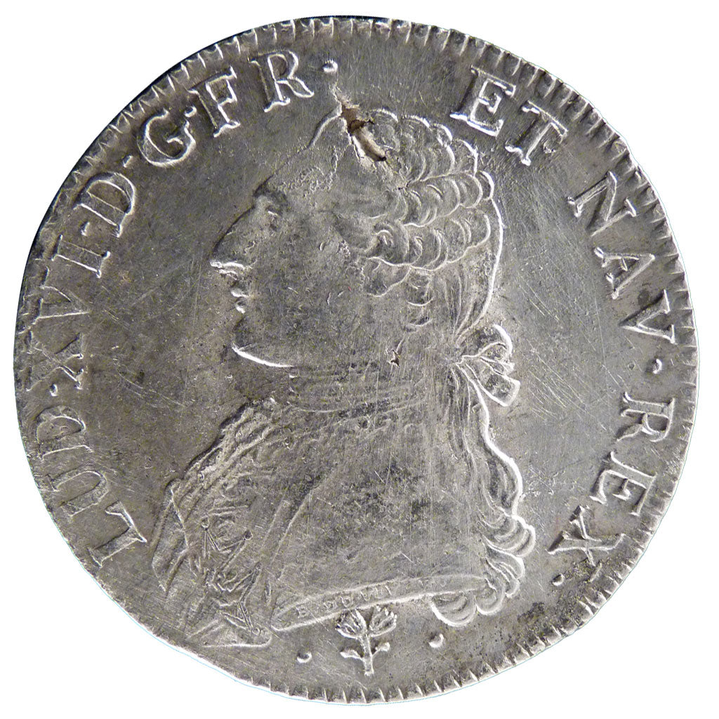 LOUIS XVI, Écu aux Branches d'Olivier