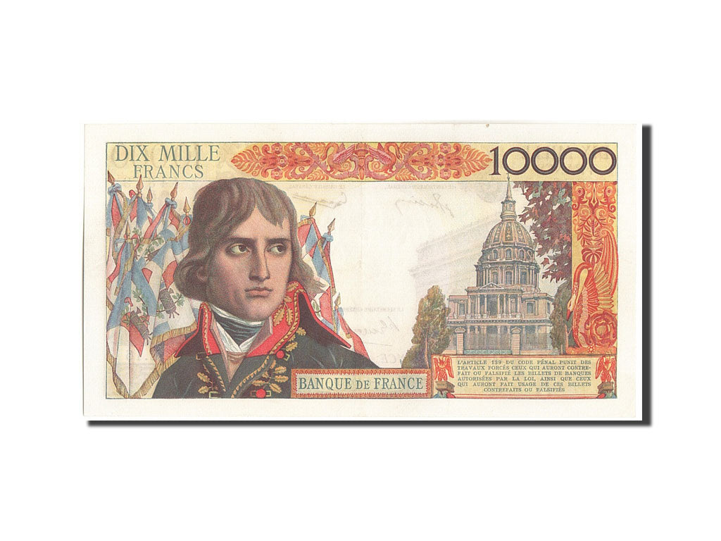 France, 10,000 Francs, 10 000 F 1955-1958 ''Bonaparte'', 1956, KM:136a, 1956-...