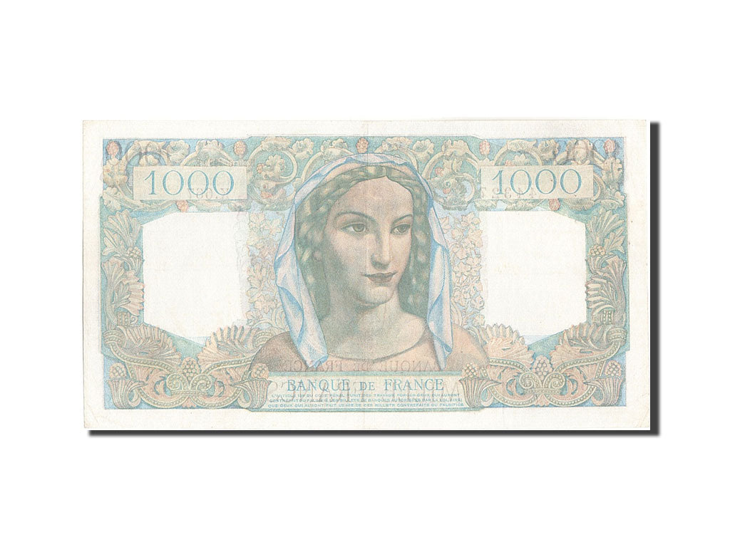 Banknote, France, 1000 Francs, 1 000 F 1945-1950 ''Minerve et Hercule'', 1950