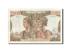 Banknote, France, 5000 Francs, 5 000 F 1949-1957 ''Terre et Mer'', 1949