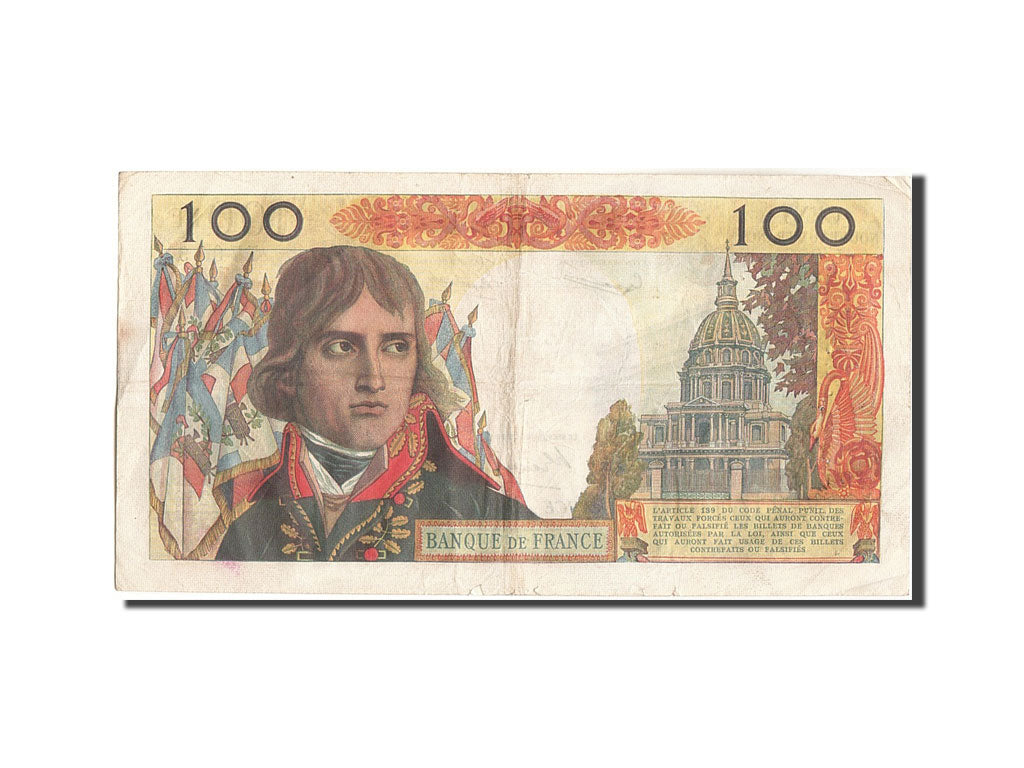 Francia, 100 Nouveaux Francs, 100 NF 1959-1964 ''Bonaparte'', 1963, KM:144a,...