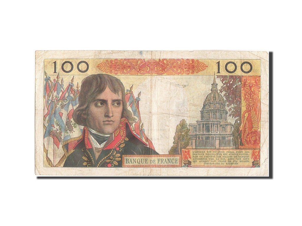 Banknote, France, 100 Nouveaux Francs, 100 NF 1959-1964 ''Bonaparte'', 1962