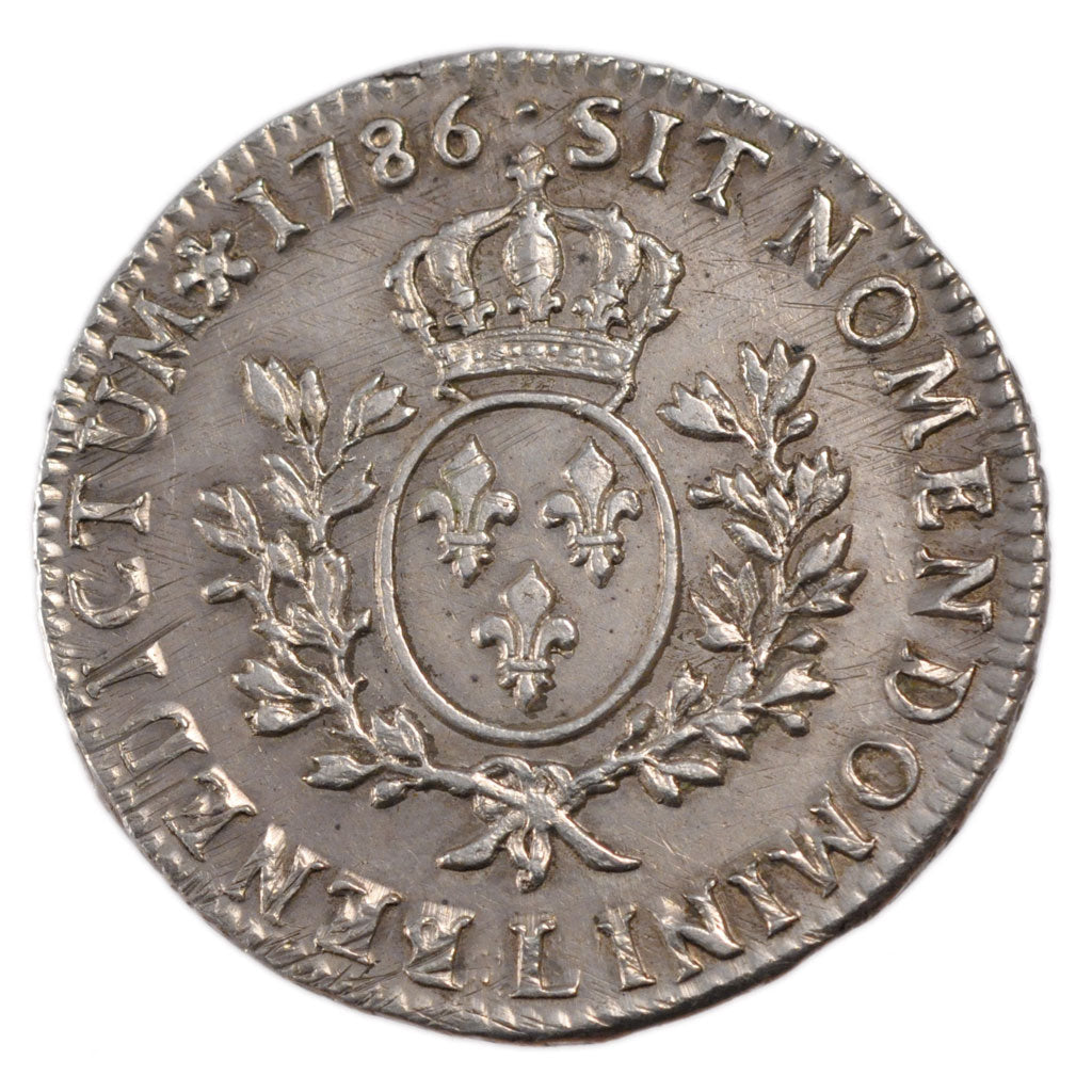 LOUIS XVI, Écu aux Branches d'Olivier
