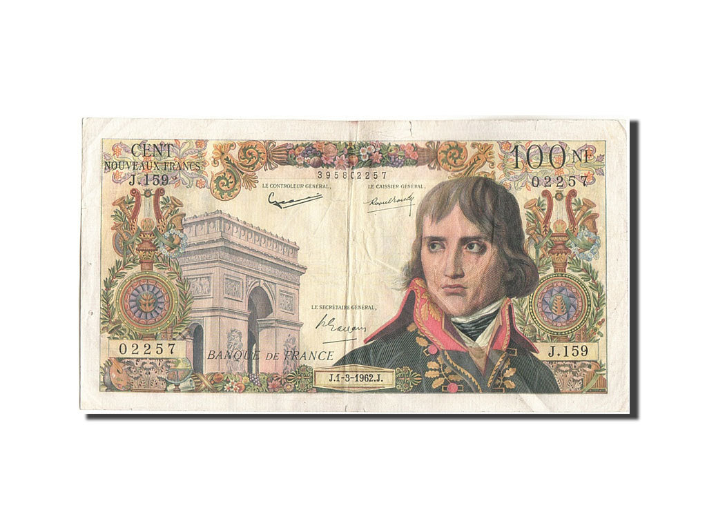 France, 100 Nouveaux Francs, 100 NF 1959-1964 ''Bonaparte'', 1962, 1962-03-01...