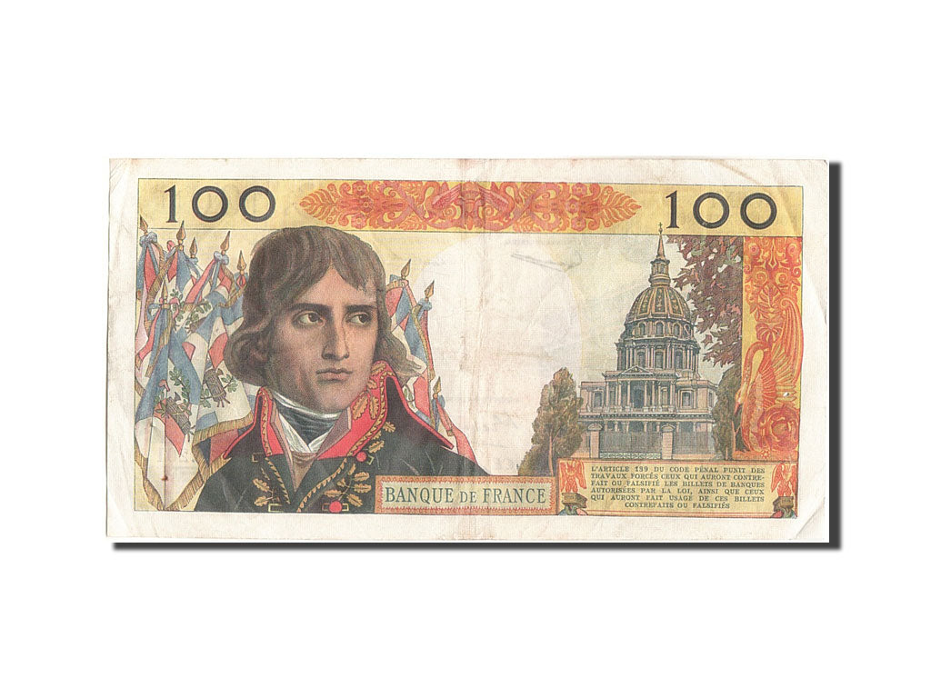 Banknote, France, 100 Nouveaux Francs, 100 NF 1959-1964 ''Bonaparte'', 1962