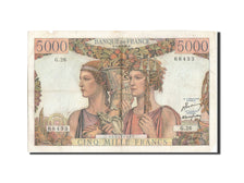 France, 5000 Francs, 5 000 F 1949-1957 ''Terre et Mer'', 1949, 1949-11-03, KM...