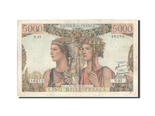 France, 5000 Francs, 5 000 F 1949-1957 ''Terre et Mer'', 1951, 1951-02-01, KM...