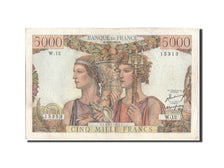 Banknote, France, 5000 Francs, 5 000 F 1949-1957 ''Terre et Mer'', 1949