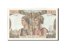 France, 5000 Francs, 5 000 F 1949-1957 ''Terre et Mer'', 1951, KM:131b, 1951-...