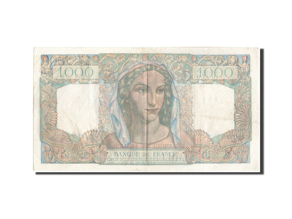 Banknot, Francja, 1000 Francs, Minerve et Hercule, 1950, 1950-04-20, VF(30-35)