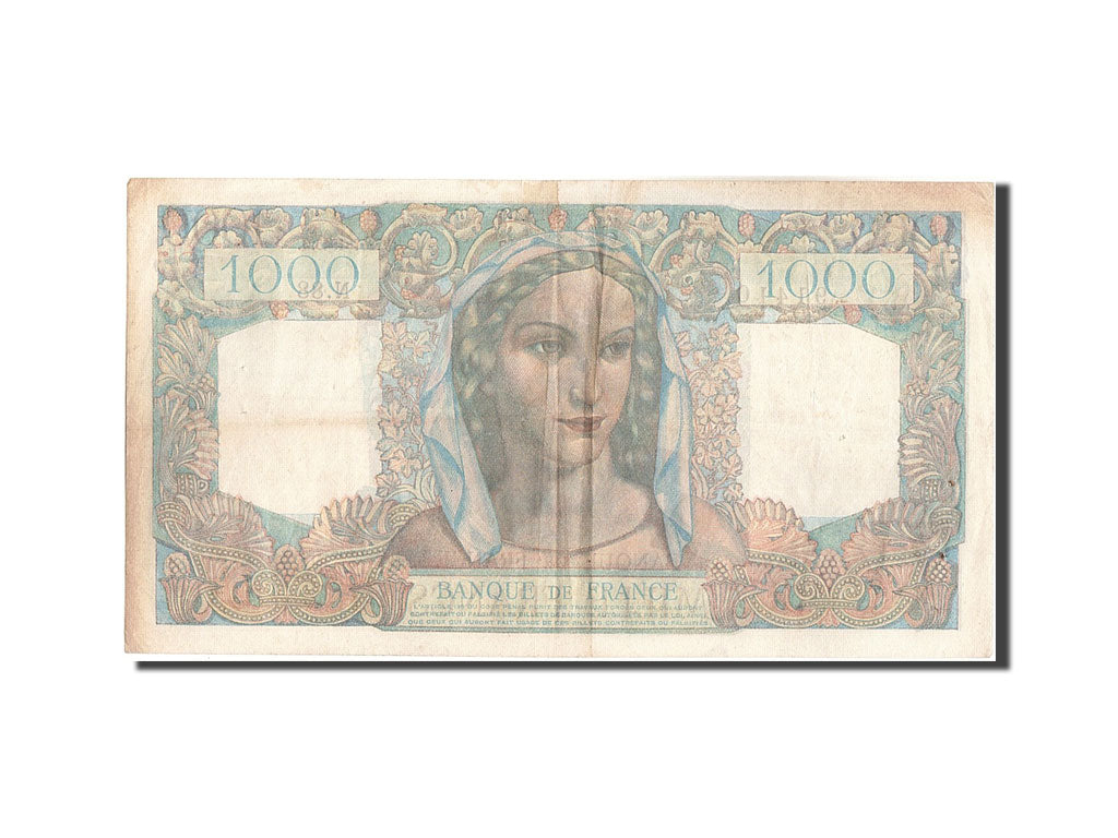 France, 1000 Francs, 1 000 F 1945-1950 ''Minerve et Hercule'', 1945, KM:130a,...