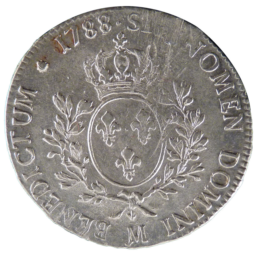LOUIS XVI, Écu aux Branches d'Olivier